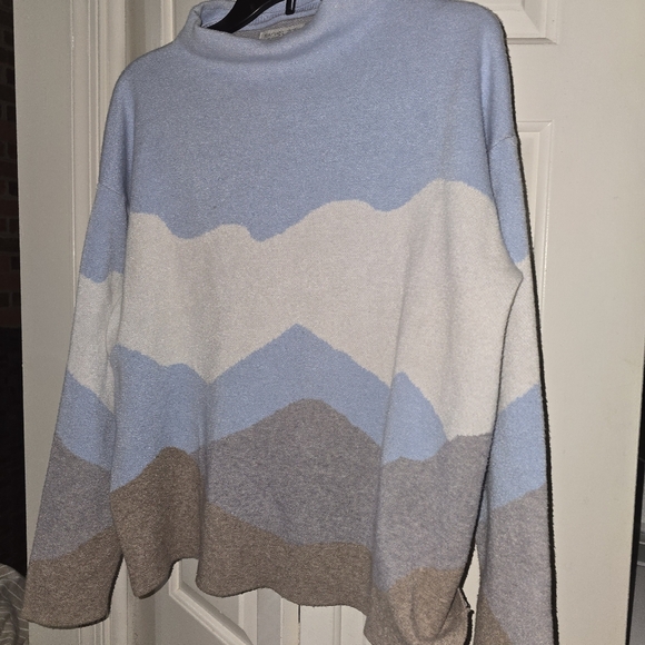 Rachel Zoe Sweaters - Rachel Zoe Winter Landscape Mock Turtleneck Sweater